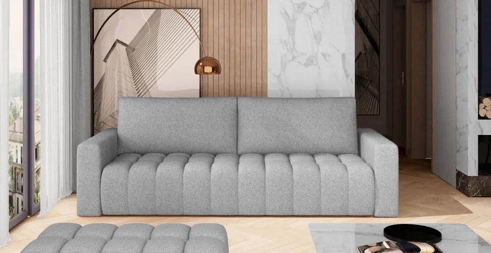 Canapea extensibila, 247x92x97 cm, Lazaro 02, Eltap (Culoare: Bej / Paros 02)