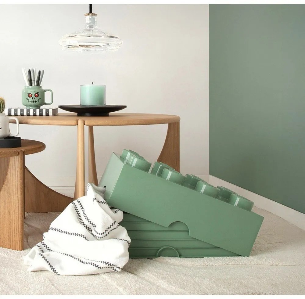 Cutie depozitare LEGO®, verde