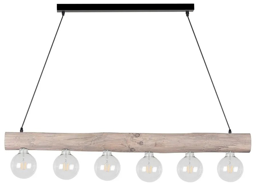 Lustră pe cablu Spot-Light 69870604 TRABO 6xE27/60W/230V