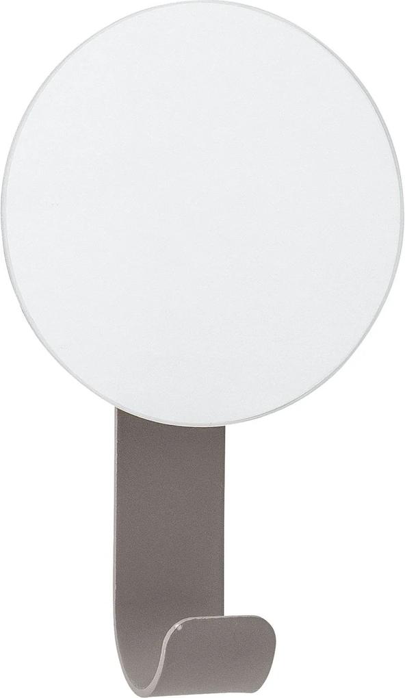 Oglinda cu carlig Gri, Metal, 12x7 cm
