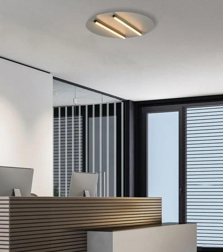 Plafoniera LED 24W 3000K BLACK STICK-BRICK RED ZB-2567