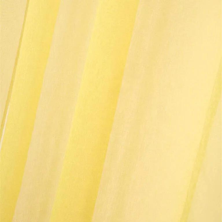 Perdea colorată MONNA galbenă, 135 x 260 cm set 2 buc