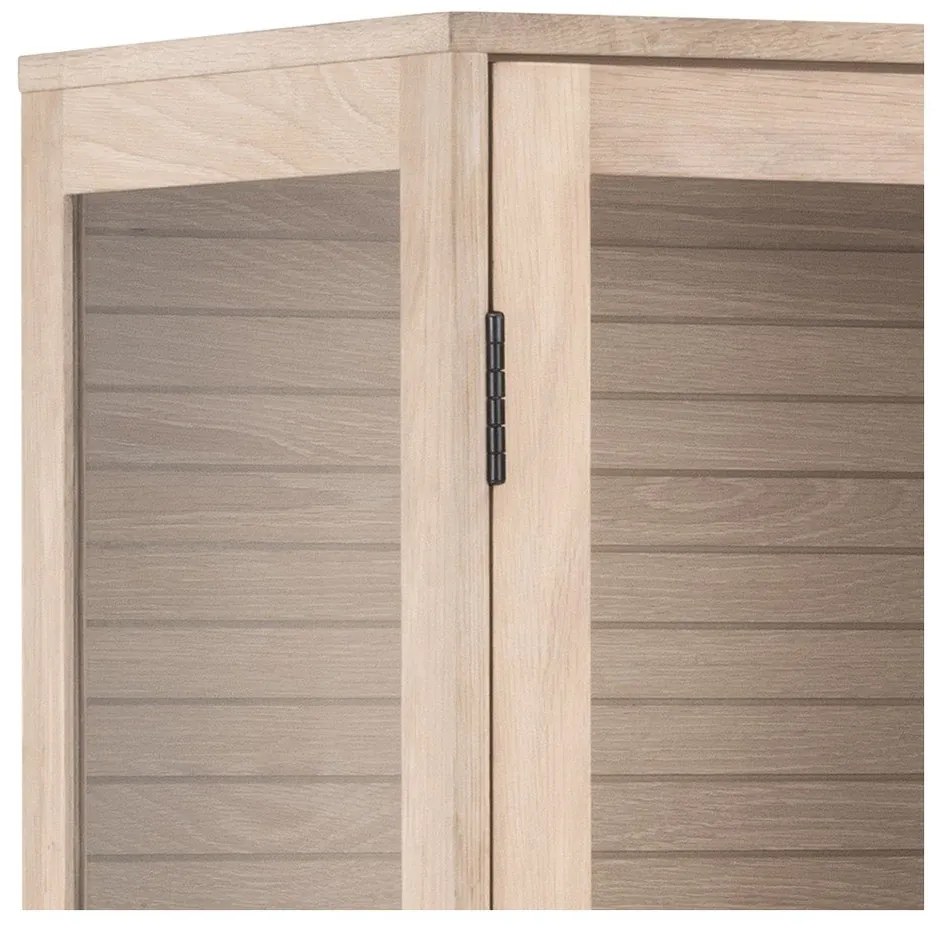 Vitrină cu aspect de lemn de stejar 80x180 cm Linley – Actona