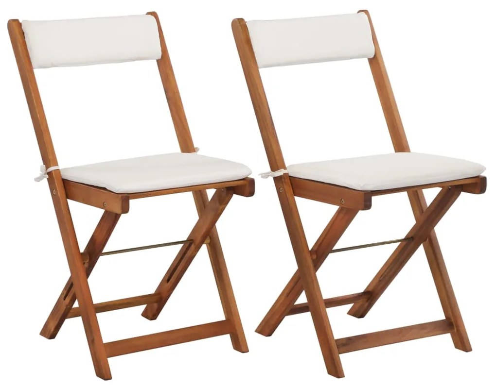 Set mobilier de gradina pliabil Culoare crem, CHINO