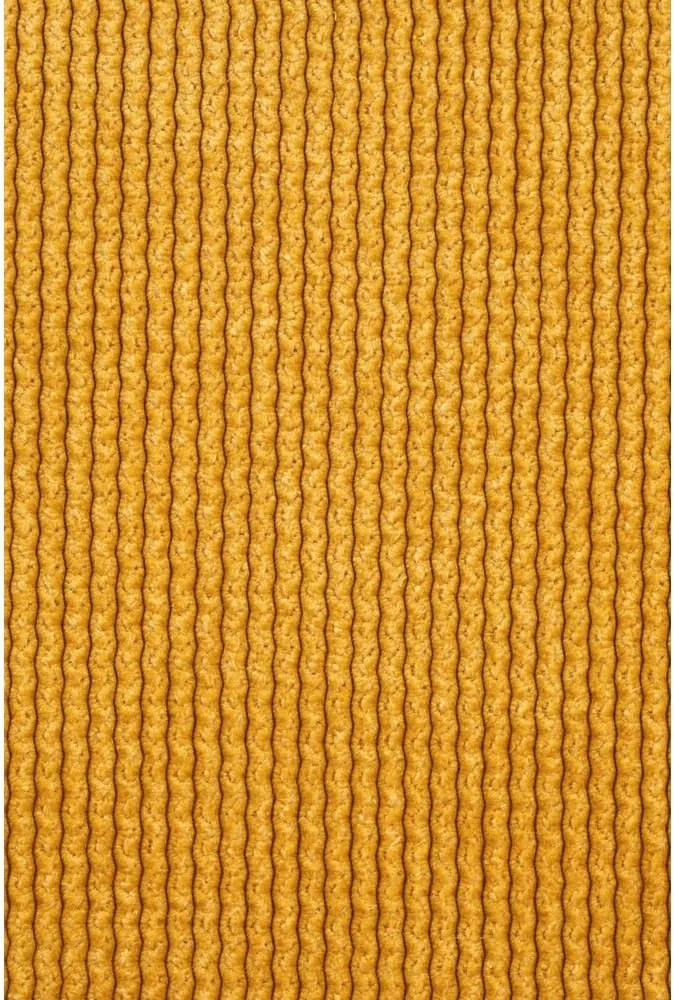 Fotoliu galben ocru cu tapițerie din catifea Bubba – Zuiver