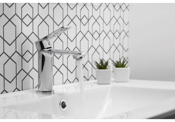 Baterie de lavoar + ventil KFA Armatura 4422-815-00 AGAT 15,2 cm alamă