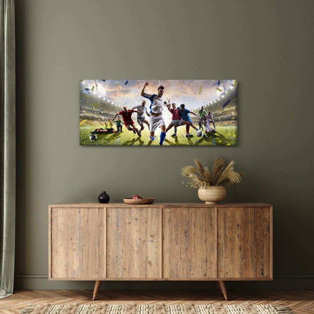 Tablou - Fotbal (120x50 cm)