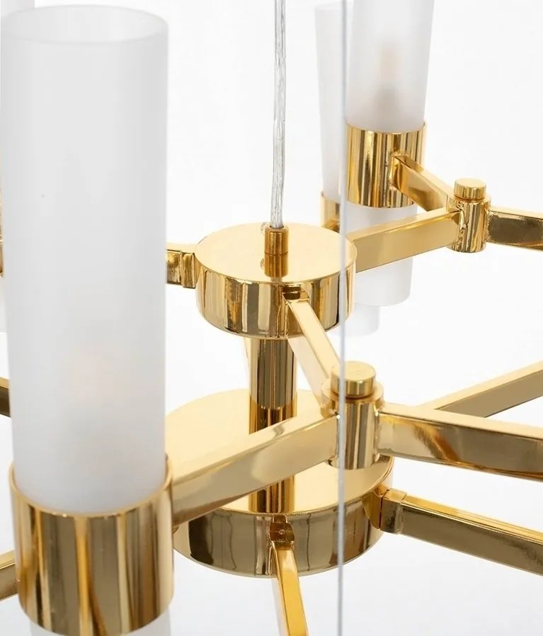 Lustra suspendata design mimimalist Tub 18 auriu
