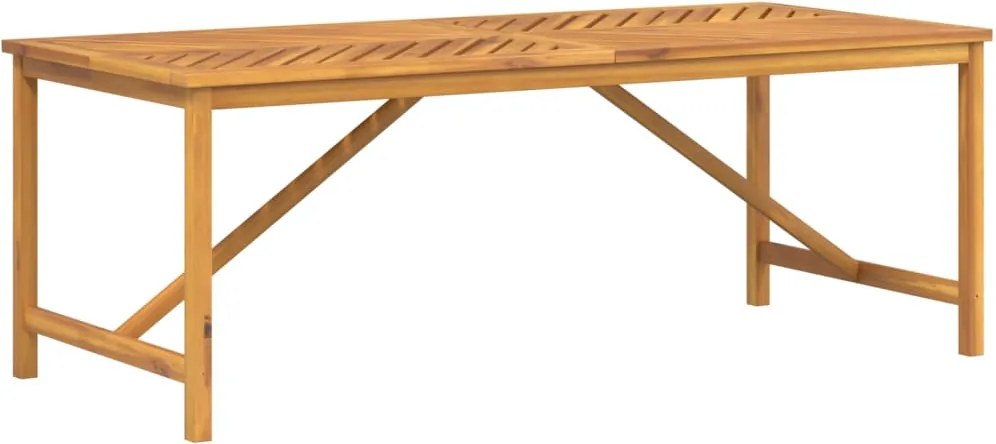 vidaXL Masa de sufragerie grădină 200x90x74 cm, lemn masiv de acacia