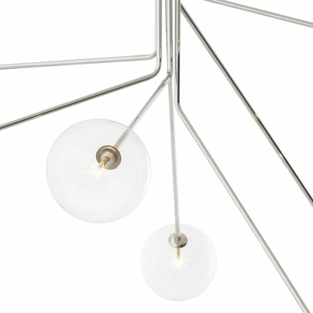 Lustra dimabila design LUX cu 7 brate Topaz nickel 114893 HZ
