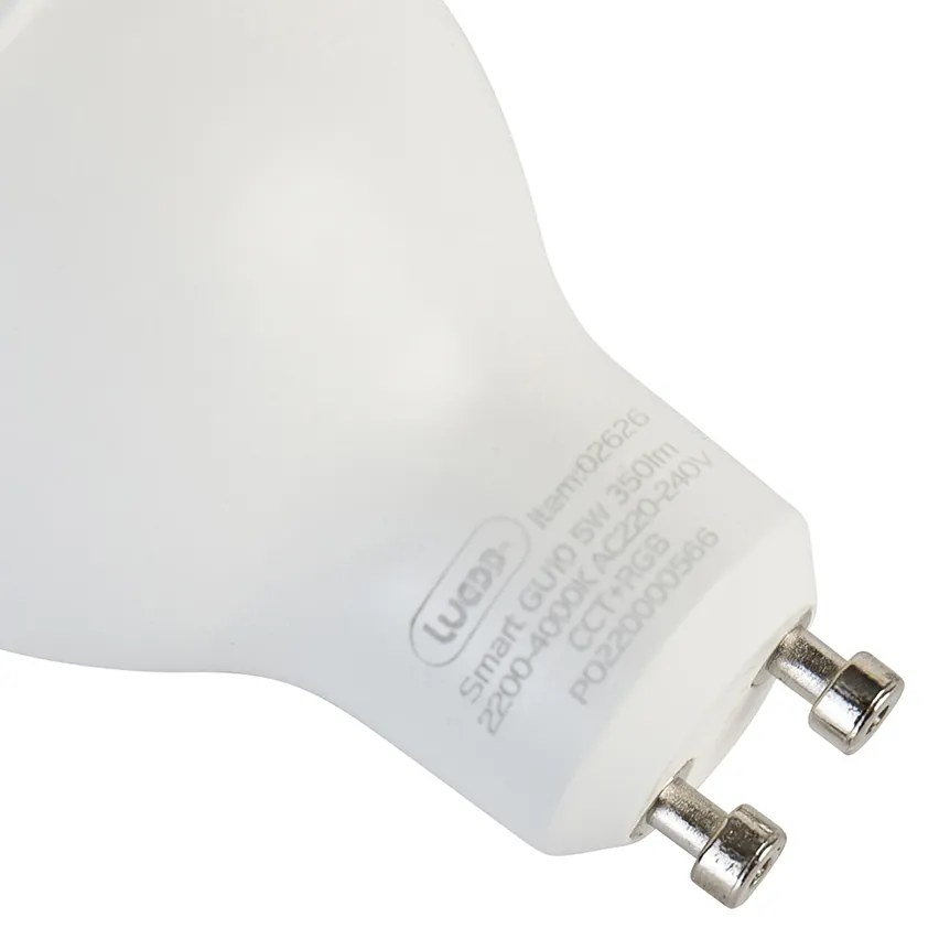 Lampă LED inteligentă GU10 RGBW 5W 350 lm 2200-4000K