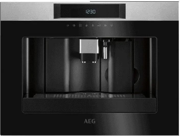 Espressor incorporabil AEG KKK884500M, inox si negru, display LCD, rasnita inclusa