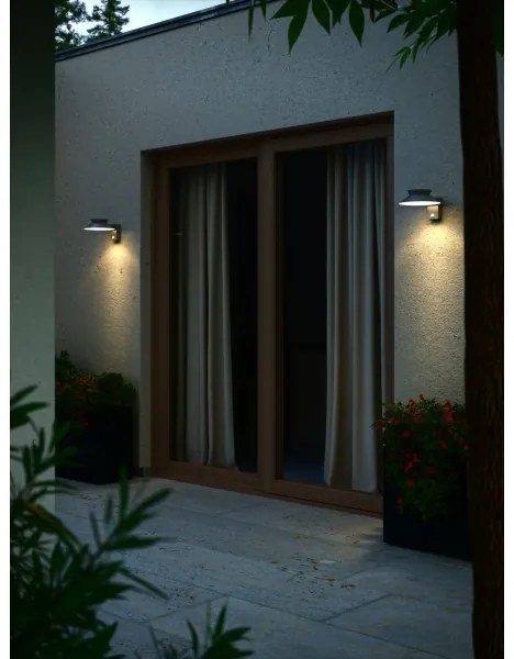Nordlux - Lampă solară de perete cu senzor JUSTINA LED/5W/3,7V IP44