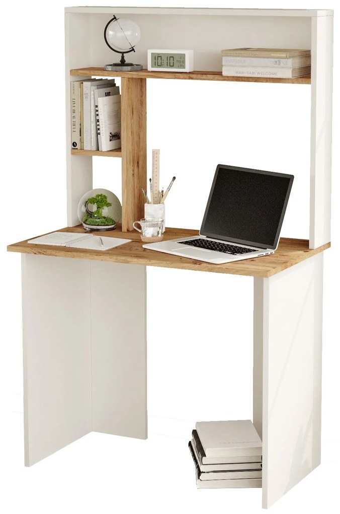 Masă PC Birdz (Pin atlantic + Alb). 1073411