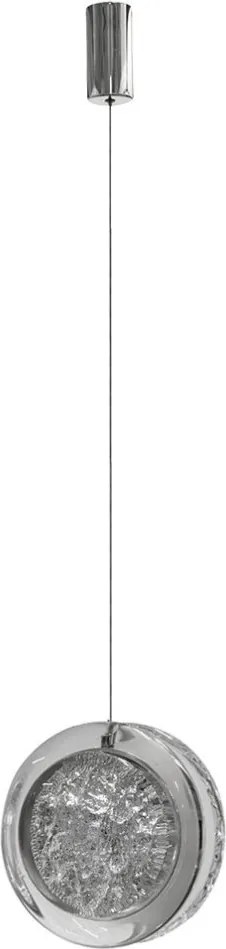 Pendul LED design decorativ EUFORIA 16 crom