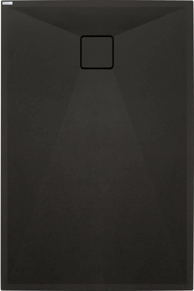 Deante Correo cădiță de duș dreptunghiulară 90x70 cm negru KQR_N71B