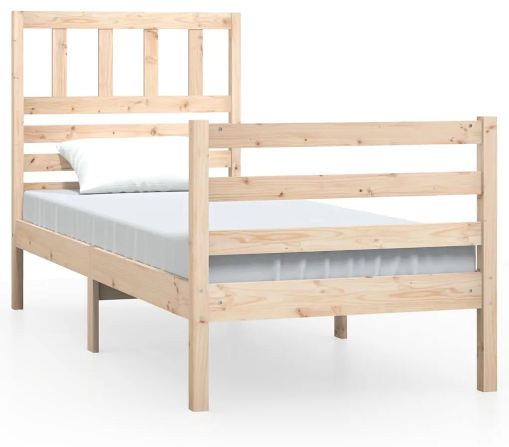 3101073 vidaXL Cadru de pat, 90x200 cm, lemn masiv