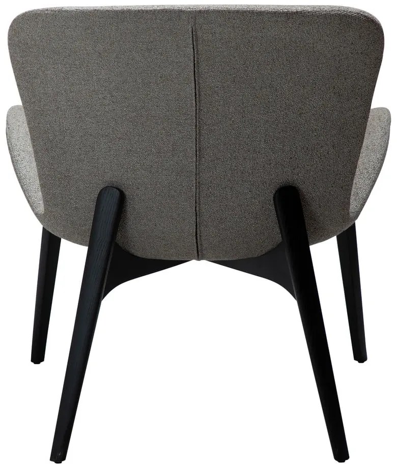 Fotoliu gri cu tapițerie din țesătură bouclé Paragon – DAN-FORM Denmark