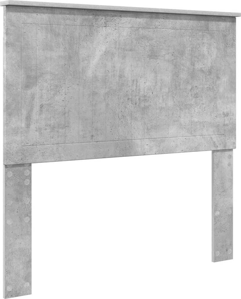 vidaXL Tăblie cap cu headboard Gri din beton 100 cm Lemn compozit