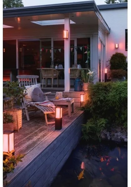 Philips 17429/30/P7 - LED RGB Aplică perete exterior Hue IMPRESS 2xLED/8W/230V IP44