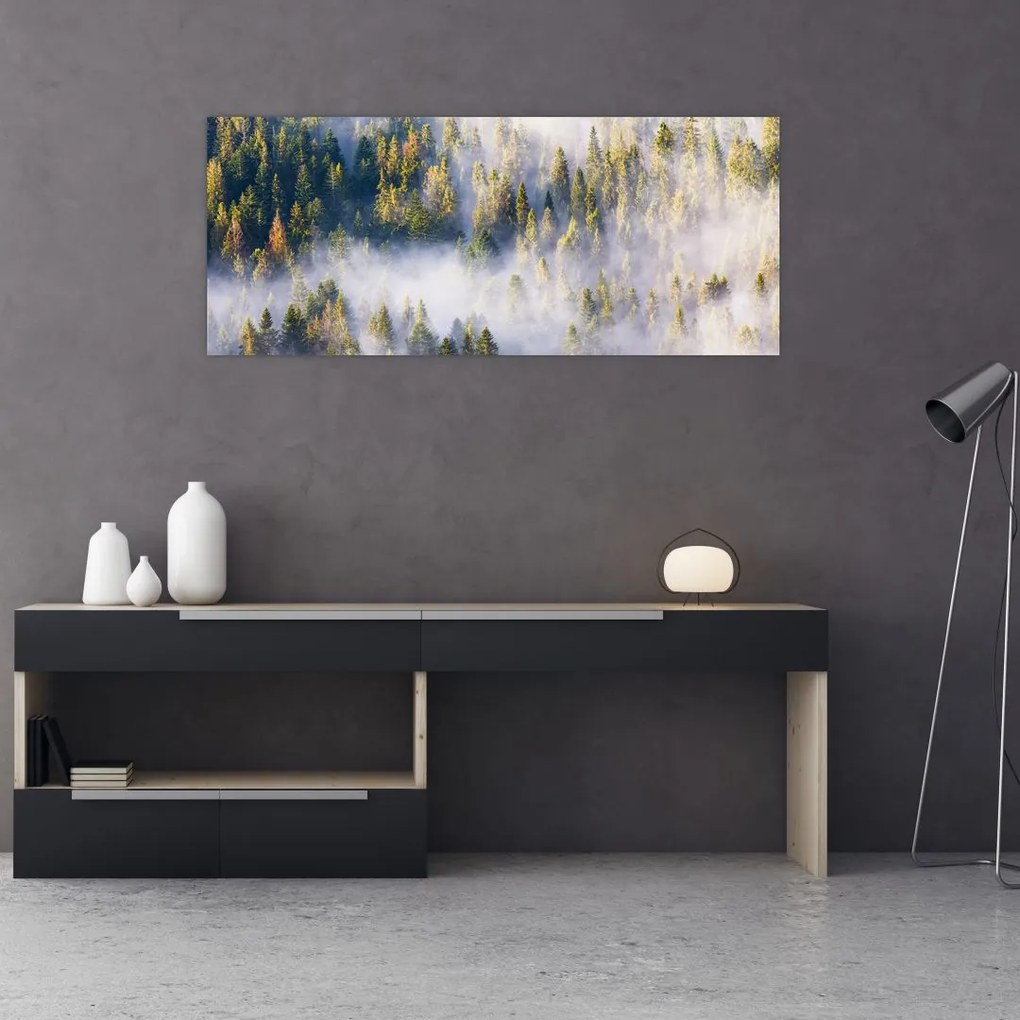 Tablou - Copac în ceață (120x50 cm)