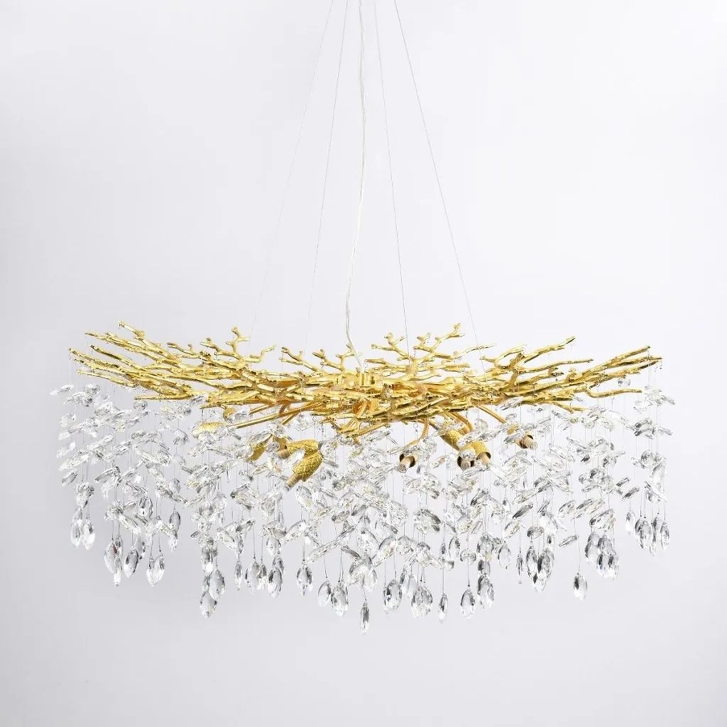 Lustra suspendata design deosebit CINDY auriu