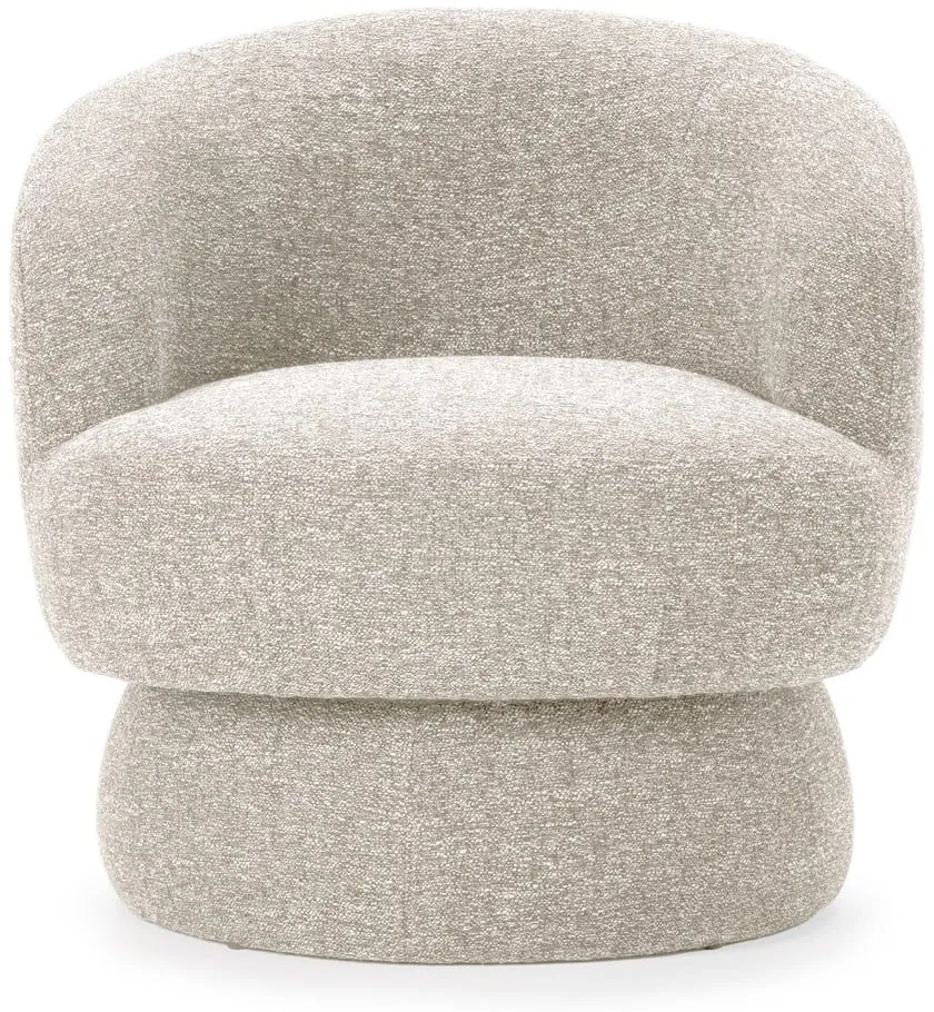 Fotoliu bej pivotant Dali – MOME