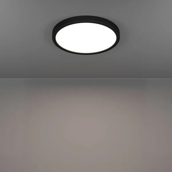 Eglo 901299-LED Plafonieră LED FUEVA, 14,2 W, 230 V, 2700/4000/6500 K, Ø 27,8 cm, neagră