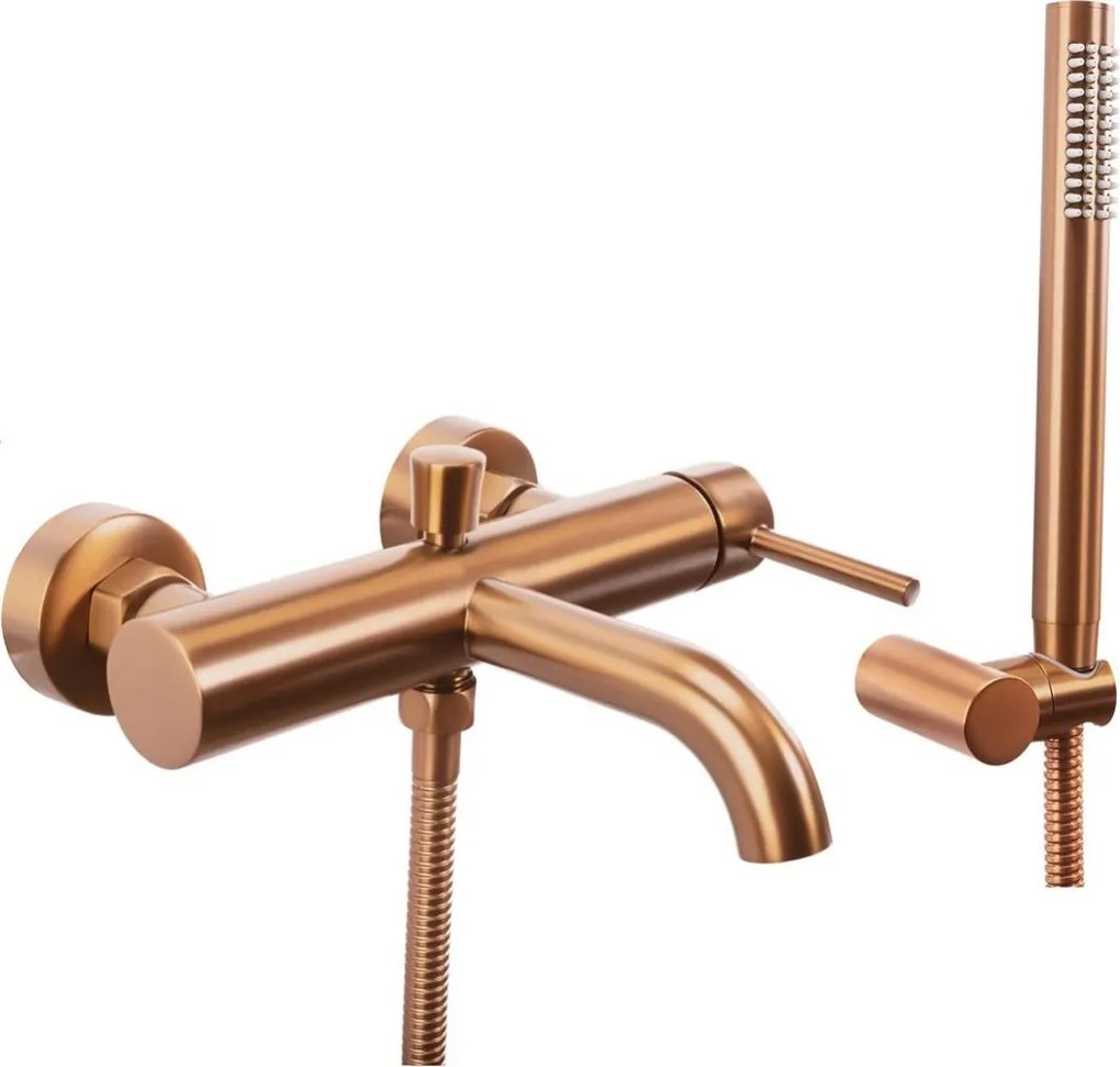 REA-B1115 - Set pentru cadă LUNGO, cupru periat