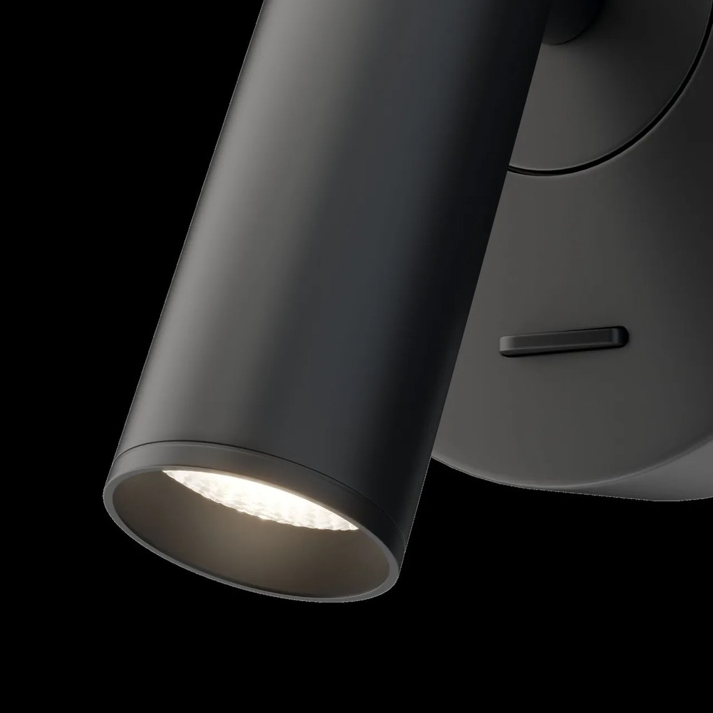 Aplica cu spot directionabil LED design modern MIRAX negru MYC038WL-L3B3K
