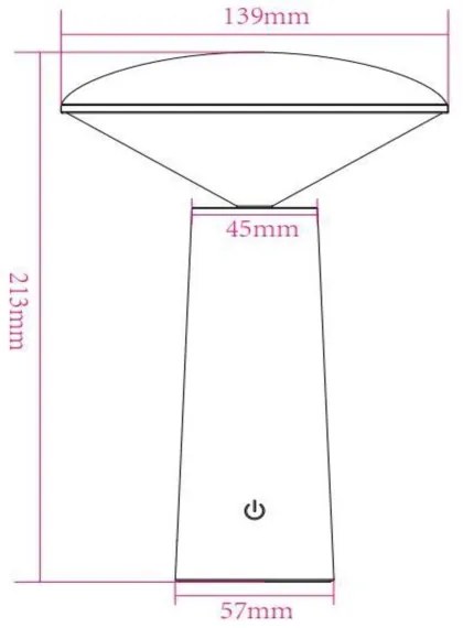 Lampă LED dimabilă Lucide 02807/04/31 JIVE LED/3W/5V 3000/6500K IP44 alb