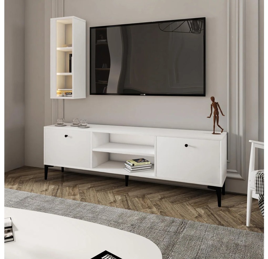 Mobilier living Kuvuni 1 (alb) . 1095640