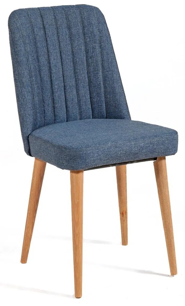 Scaun sufragerie Vlasta 1 (pin atlantic + albastru închis) . 1093072