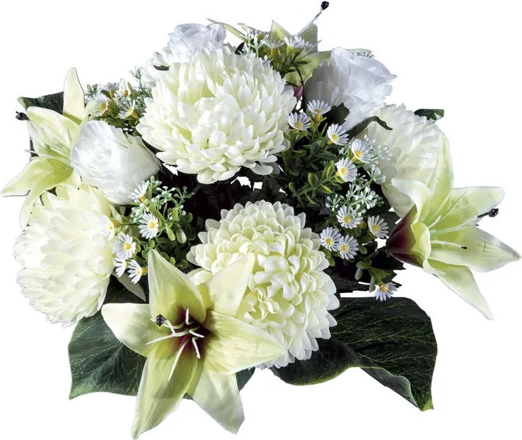 Buchet de flori de toamnă cu crizanteme