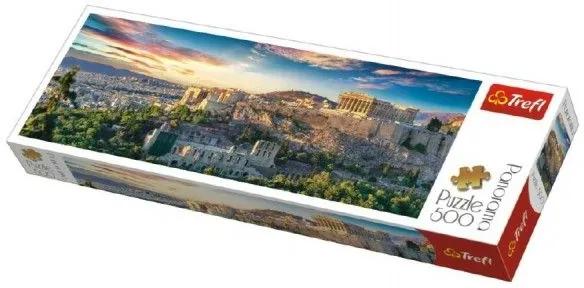 Puzzle Acropole, Atena panorama 500 piese 66x23,7cm