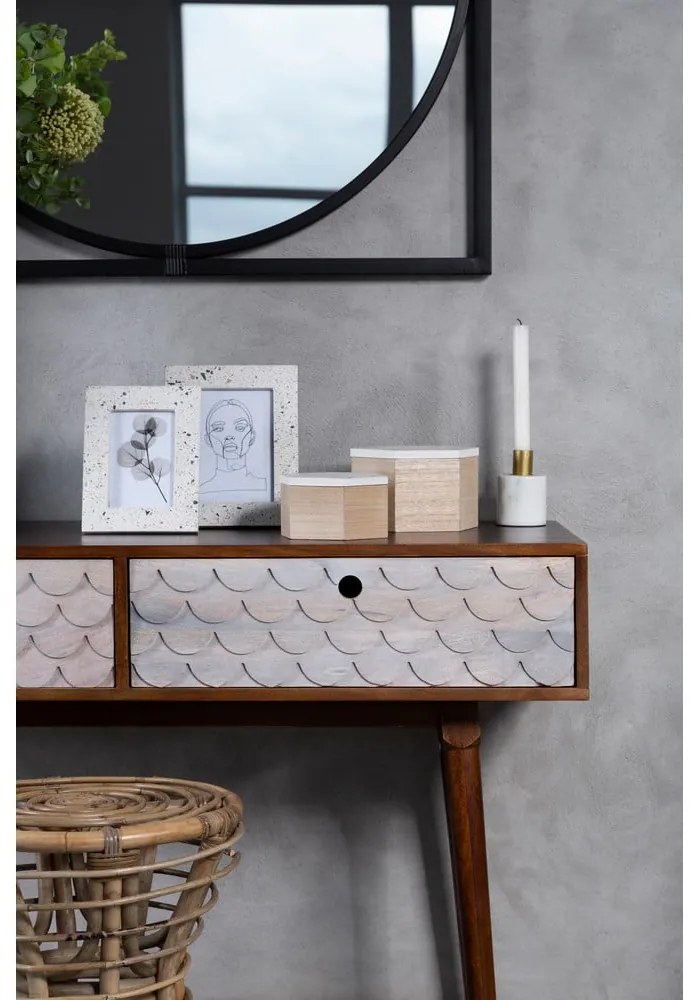 Ramă foto crem din lemn 19x24 cm Mimo – Premier Housewares