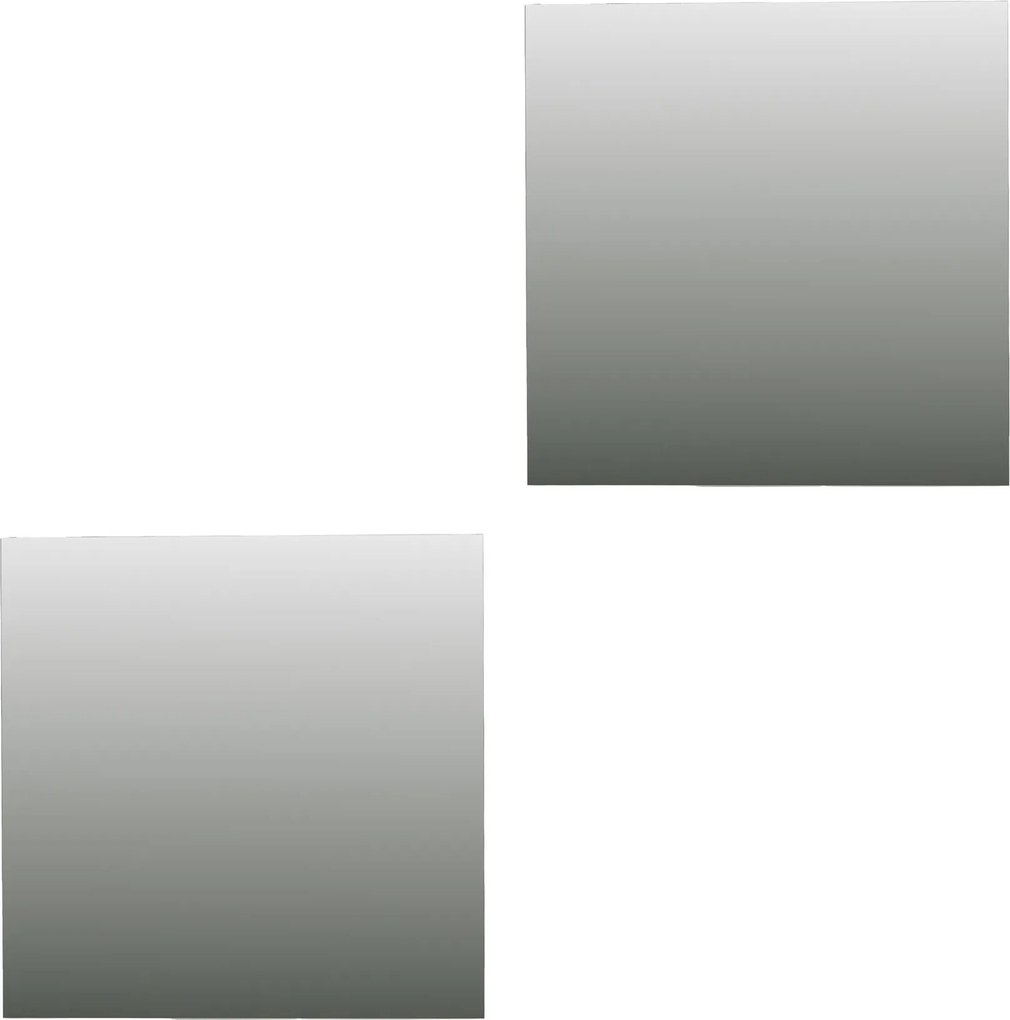 Set 2 bucati oglinzi autoadezive, elemente lipite pentru decorare interioara