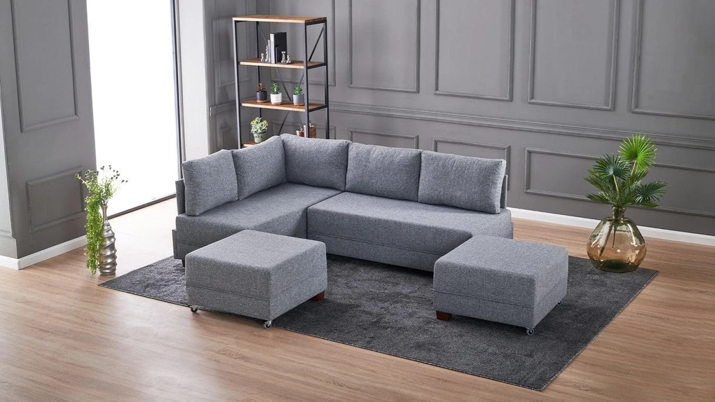 Coltar Extensibil Liones Stanga, 280 x 80 x 210 cm