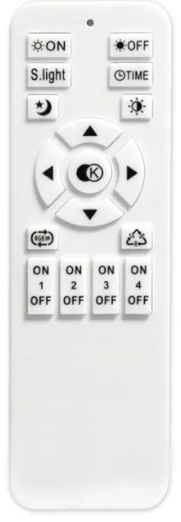 Plafonieră LED dimabilă ARIES LED/54W/230V 3000-6500K + telecomandă