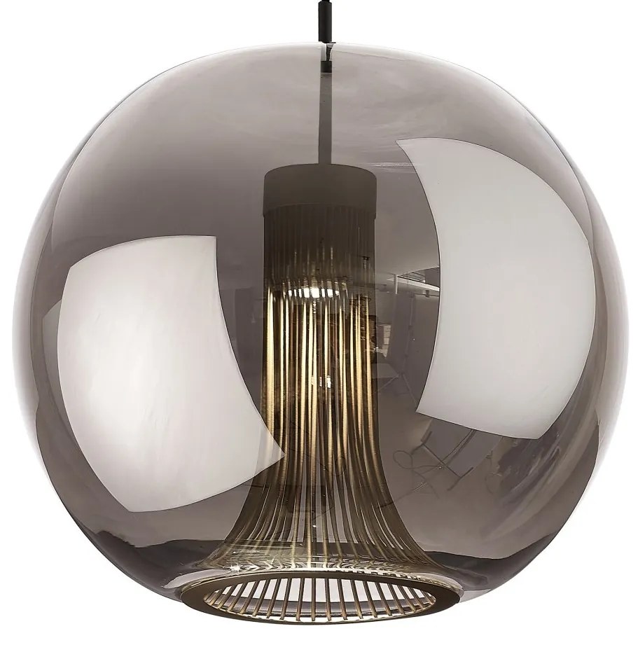 Lustra, Pendul design modern KRISS negru/ crom