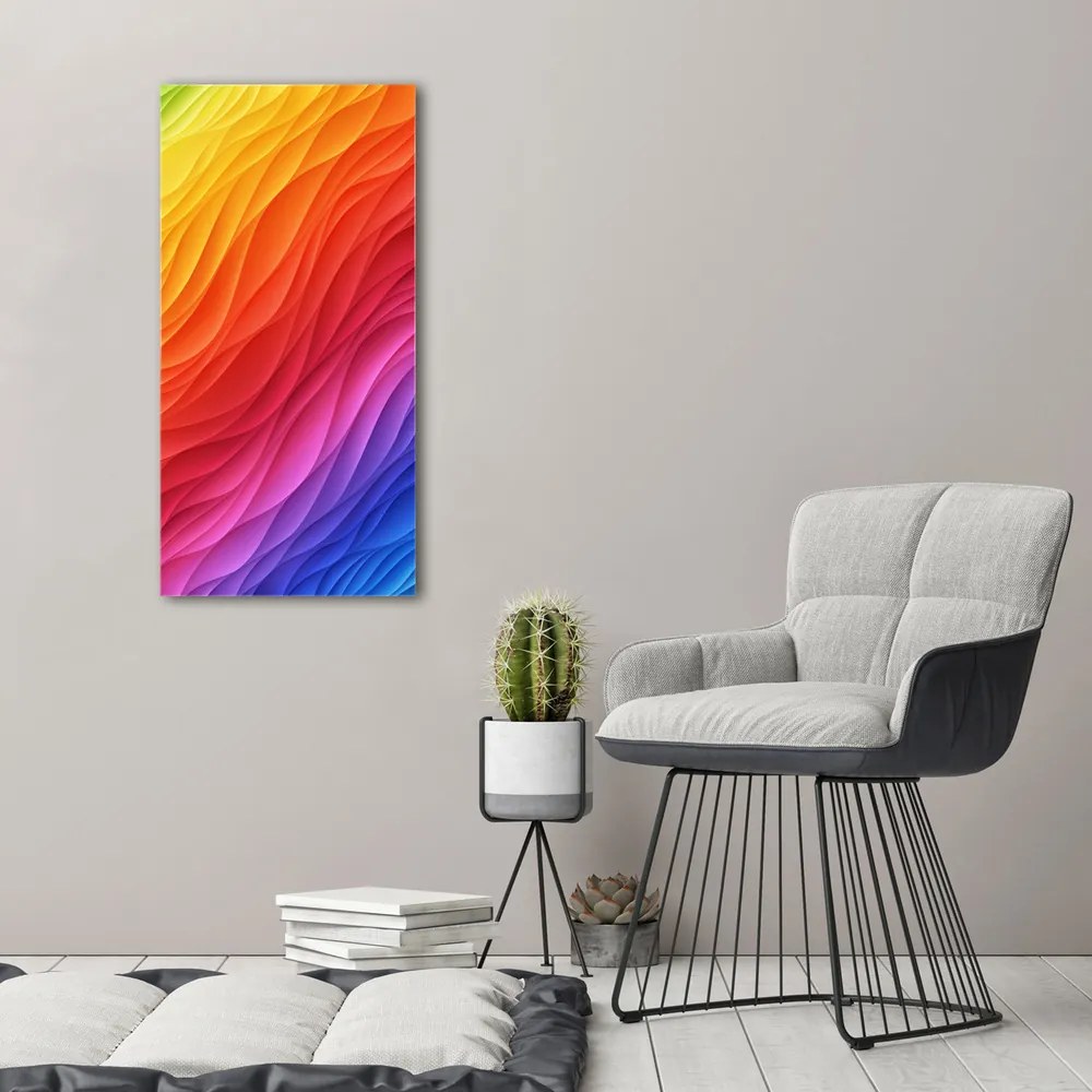 Tablouri tipărite pe pânză Valuri colorate