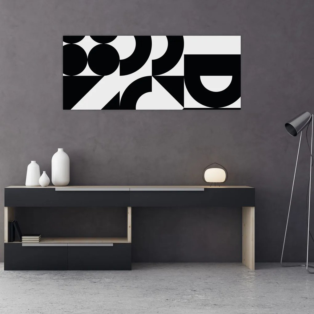 Tablou - Abstracție geometrică N⁰2 (120x50 cm)