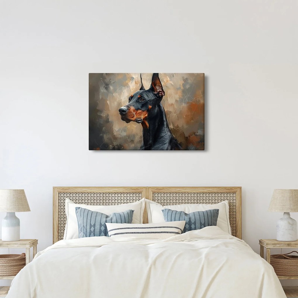 Tablou - Portretul lui Dobrman (90x60 cm)