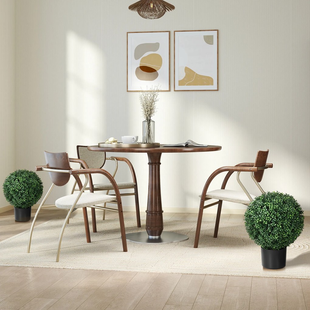HOMCOM Arbore Artificial Buchsbaum, Sferic, 52x40 cm, Verde | Aosom Romania