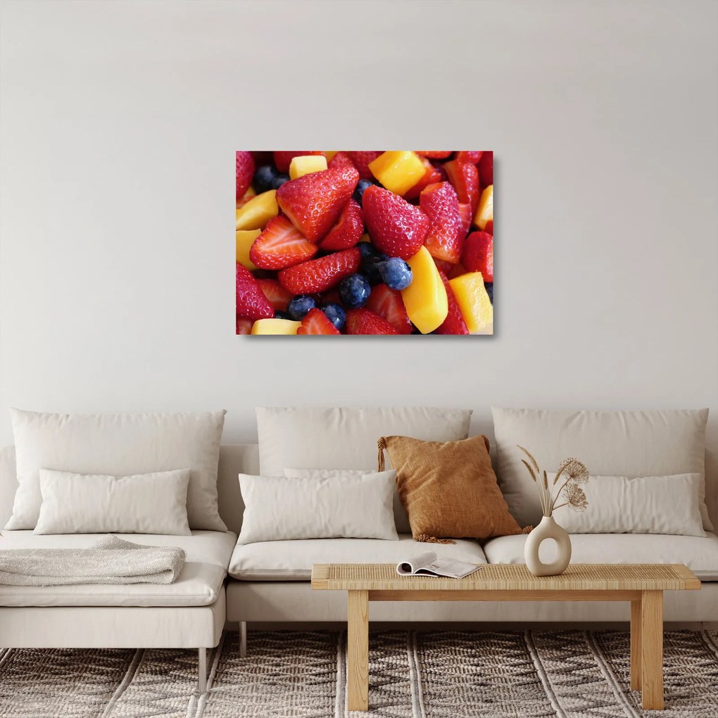 Tablou pe sticlă cu fructe (70x50 cm)