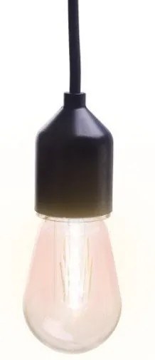 Ghirlandă luminoasă cu LED DecoKing Bulb, lungime 8 m, 10 beculețe