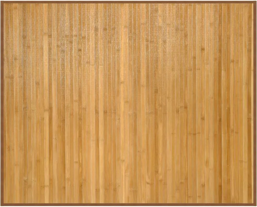 vidaXL Covor dreptunghiular, natural, 80x100 cm, bambus