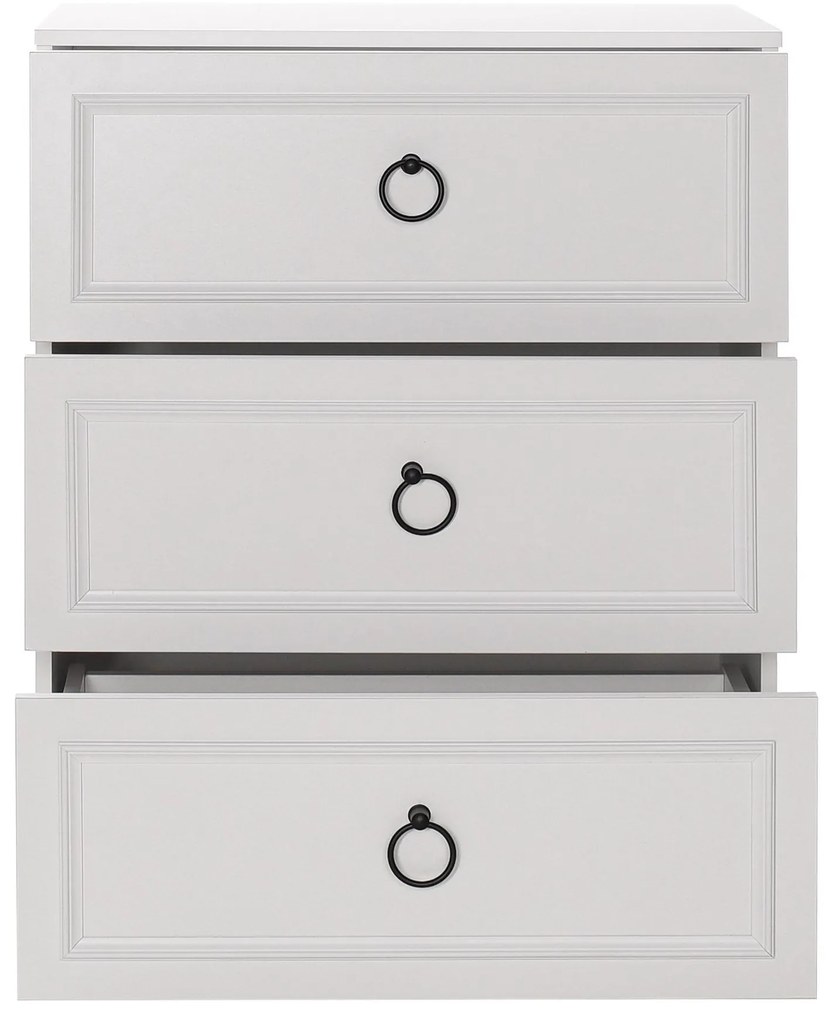 Comodă Nukela 3 (alb) . 1093730