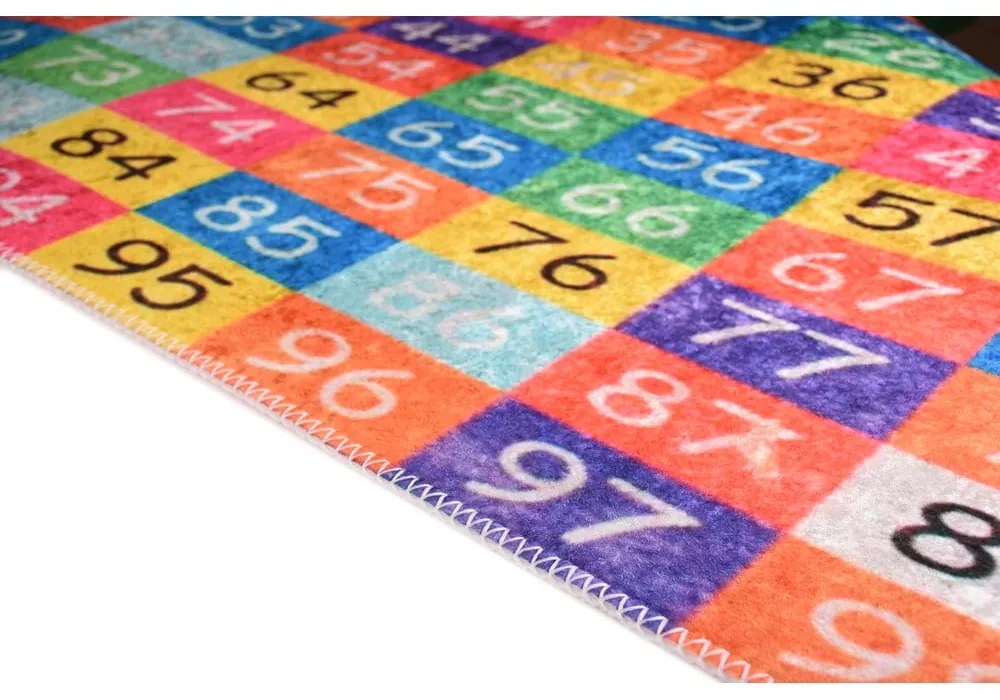 Covor de joacă pentru copii lavabil 80x120 cm One to Hundred – Vitaus