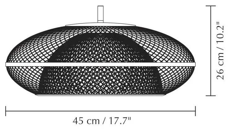 Abajur auriu ø 45 cm Faraday – UMAGE